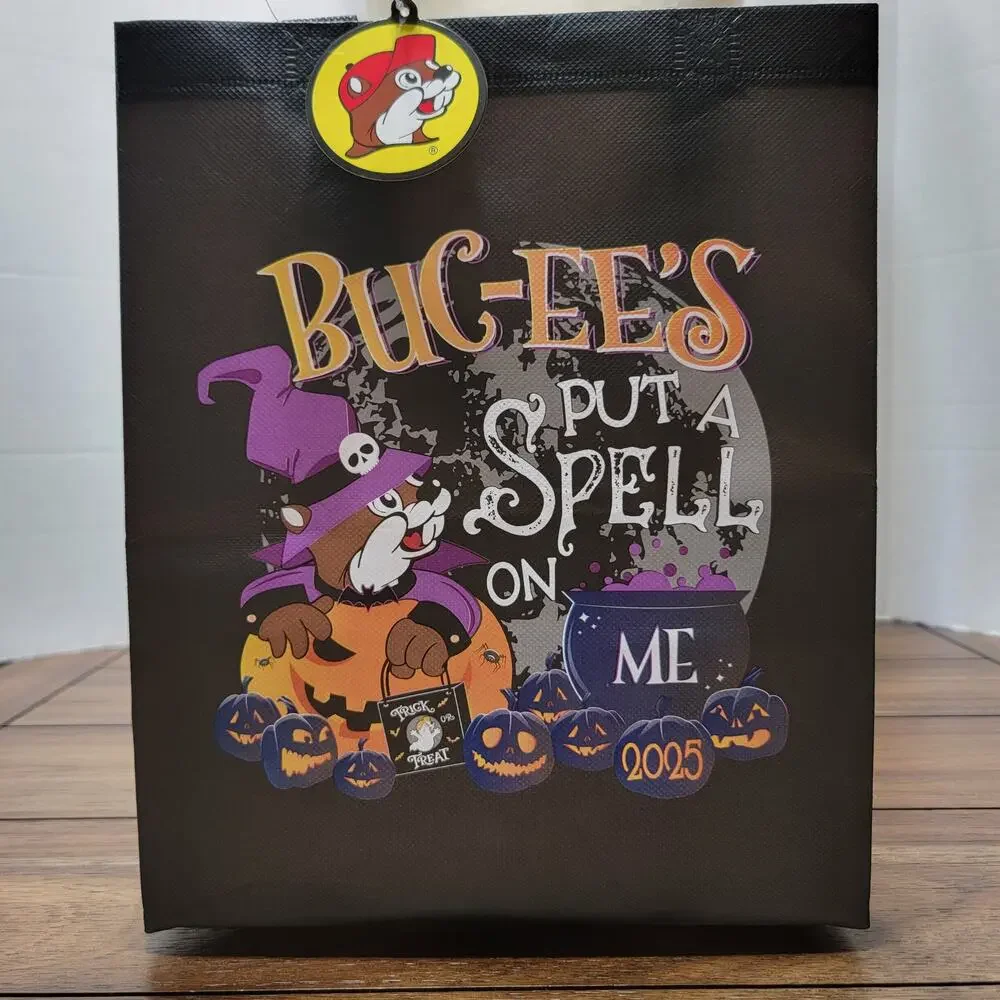 Buc-ee's Put A Spell On Me Halloween 2025 Canvas Tote Bag - NWT